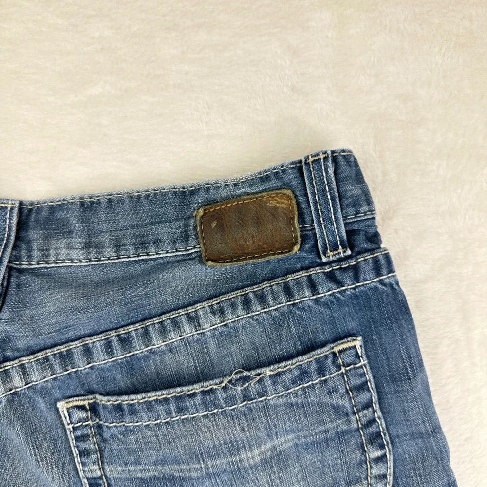 BKE Seth Denim Shorts Mens 36 Blue Jean Relaxed Fit Cut Off Hemmed Cotton